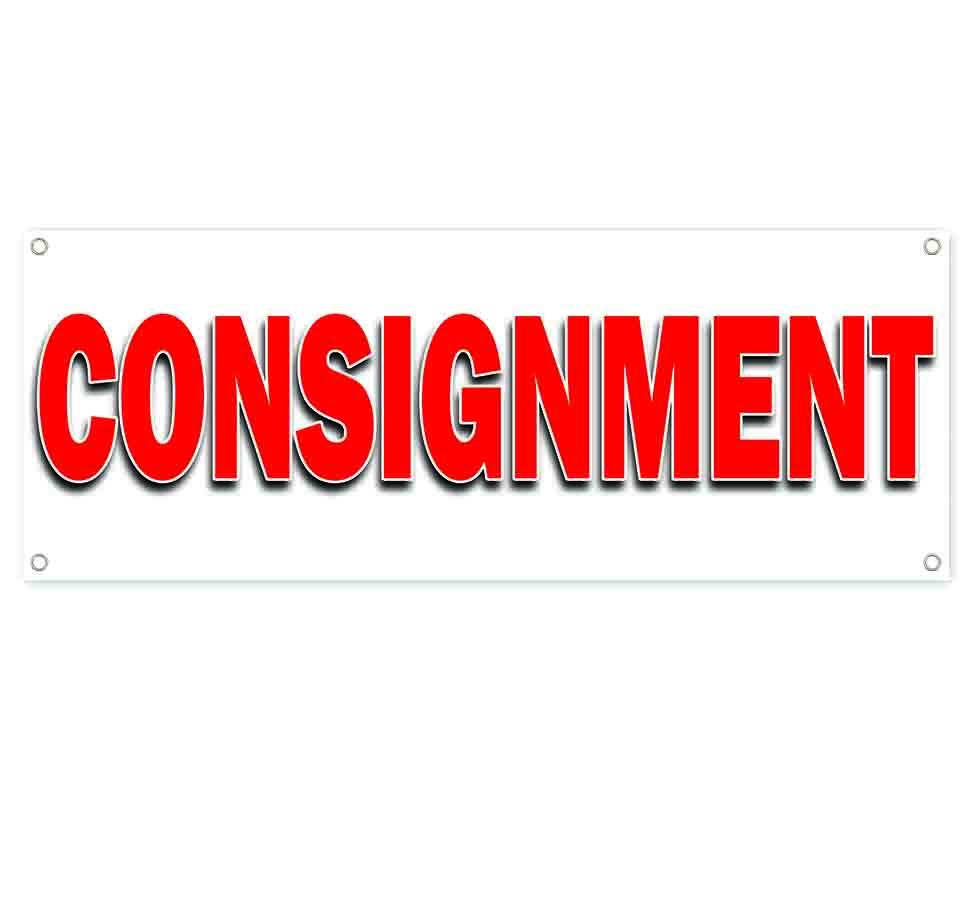 Consignment 13 oz Vinyl Banner With Metal Grommets - Walmart.com