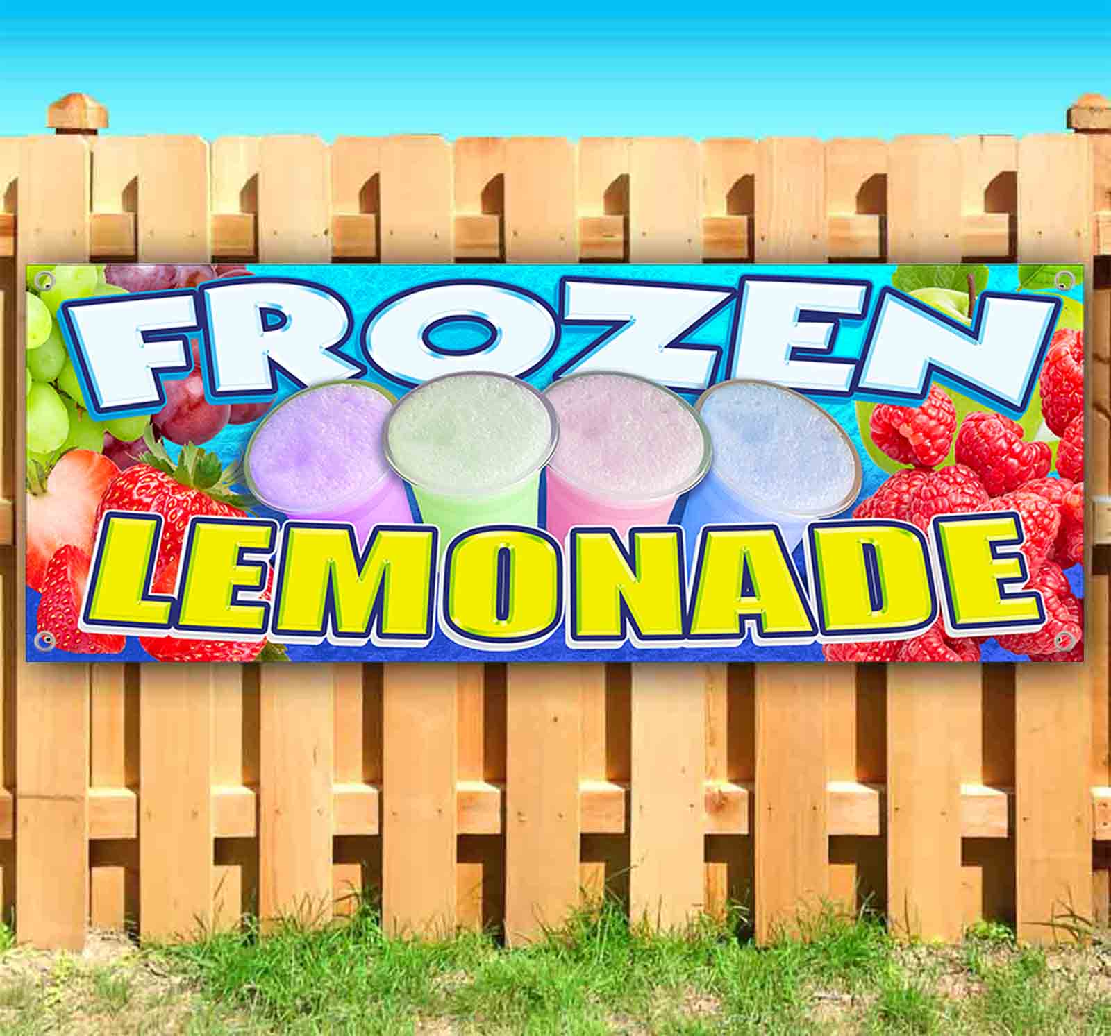 FROZEN LEMONADE Banner Advertising Vinyl Flag Sign Many Sizes DRINKS SB05112